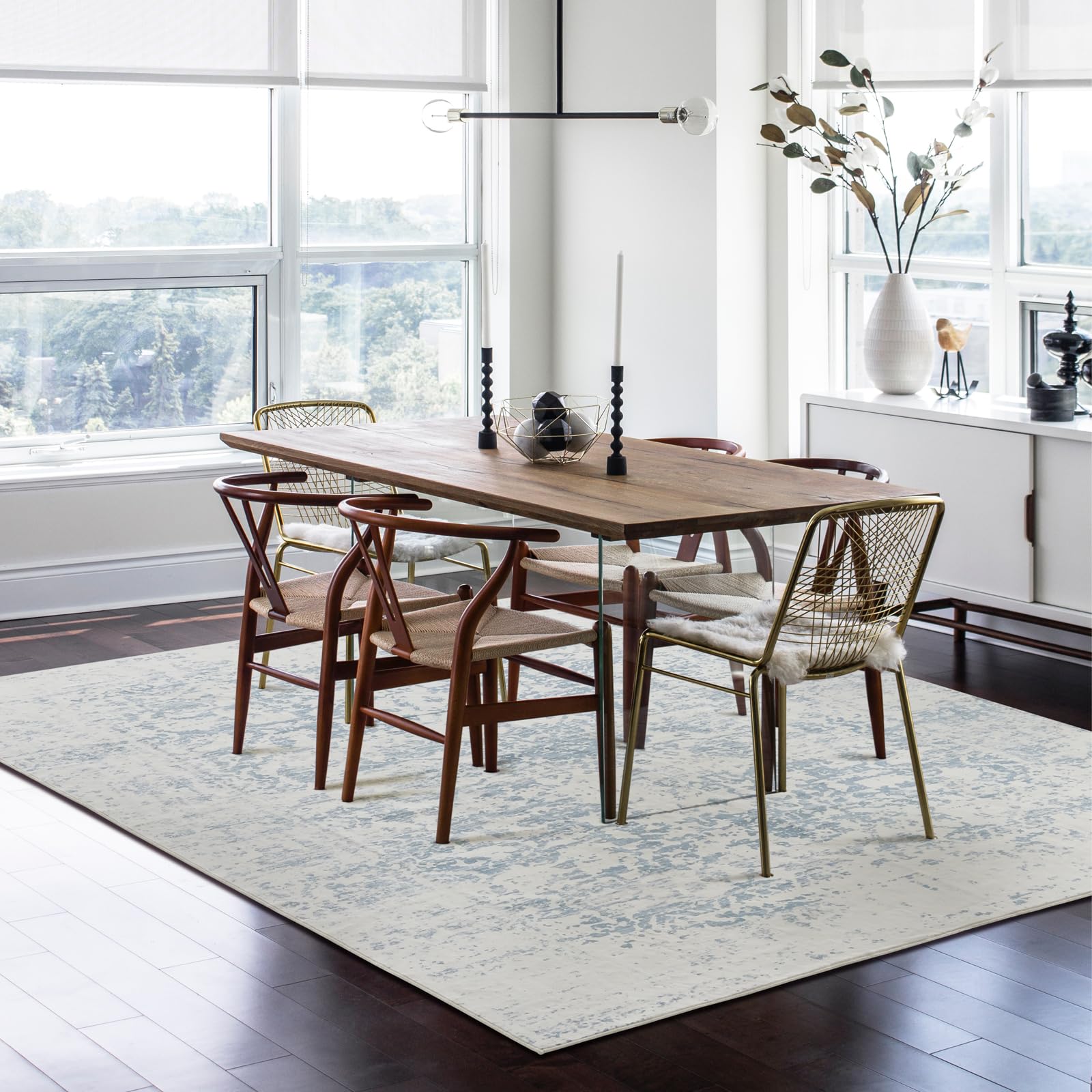 Amazon.com: DEAXLife Washable Area Rug for Living Room - Stain